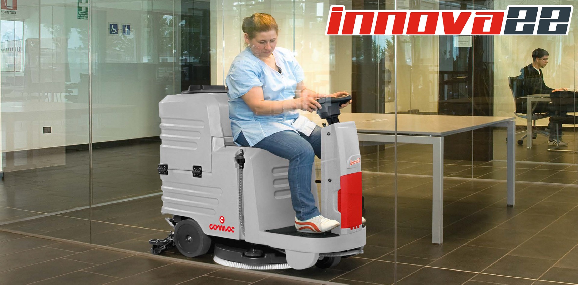 Innova 22B駕駛式洗地機(jī),潔臣士科邁柯洗地機(jī) Innova 22B駕駛式洗地機(jī),潔臣士科邁柯洗地機(jī)